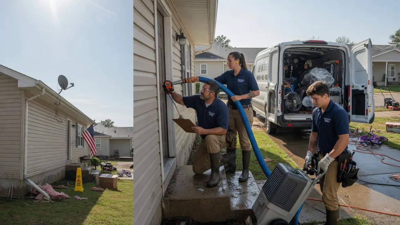 Ceiling Water Damage Restoration in Logan, UT near me